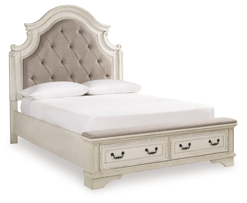Realyn Queen Upholstered Storage Bed