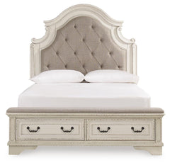 Realyn Queen Panel Bed, Dresser, Mirror and 2 Nightstands