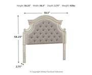 Realyn Full UPH Panel Headboard