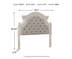 Realyn Full UPH Panel Headboard