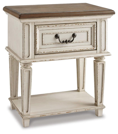 Realyn Twin Storage Daybed, Dresser and Nightstand
