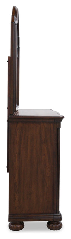 Lavinton King Poster Bed, Dresser, Mirror and Chest