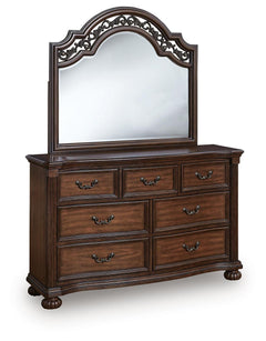 Lavinton Queen Poster Bed, Dresser, Mirror, Chest and Nightstand