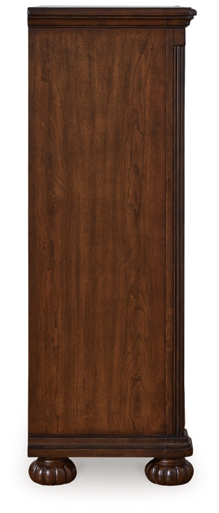 Lavinton King Poster Bed, Dresser, Mirror and Chest