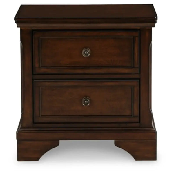 Dark Wood Nightstand