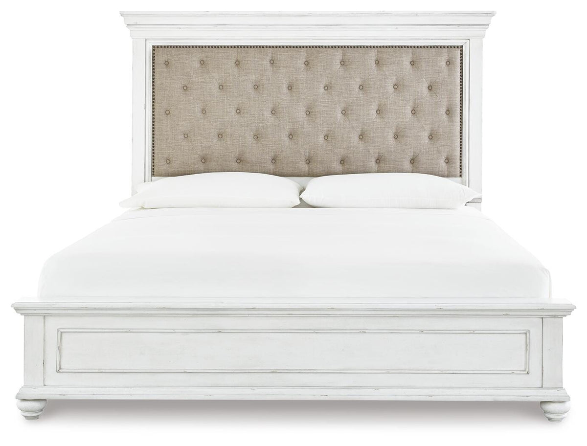 Kanwyn Queen Panel Bed, Dresser and Mirror
