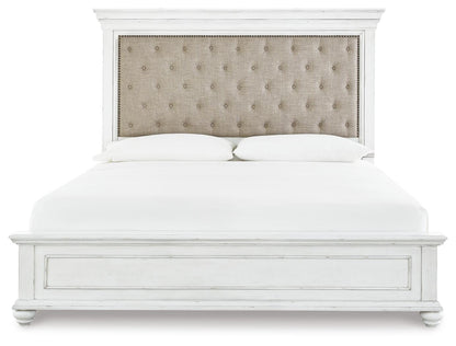 Kanwyn Queen Panel Bed, Dresser and Mirror