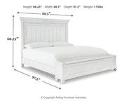 Kanwyn Queen Panel Bed with Storage Bench