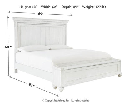 Kanwyn Bed with Storage Bench