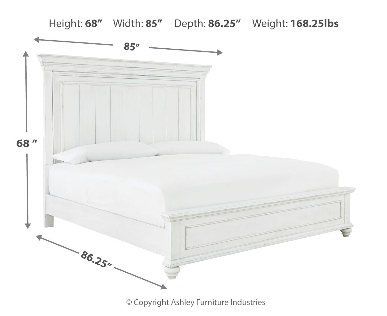 Kanwyn California King Panel Bed
