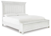 Kanwyn Queen Panel Storage Bed, Dresser, Mirror and Nightstand