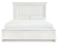 Kanwyn Queen Panel Bed with Mirrored Dresser, Chest and Nightstand