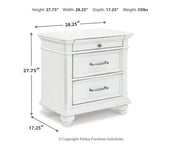 Kanwyn Three Drawer Night Stand