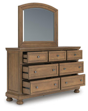 Vandenmore Queen Panel Bed, Dresser, Mirror, Chest and 2 Nightstands