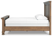 Feddinger Queen Panel Bed with Mirrored Dresser, Chest and Nightstand