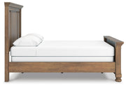 Feddinger Queen Panel Bed with Mirrored Dresser, Chest and Nightstand