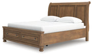Vandenmore California King Storage Sleigh Bed
