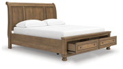 Vandenmore California King Storage Sleigh Bed