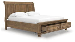 Vandenmore California King Storage Sleigh Bed