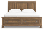 Vandenmore California King Storage Sleigh Bed
