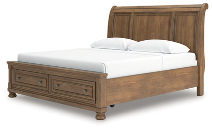 Vandenmore King Storage Sleigh Bed