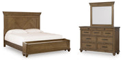 Waynely Queen Panel Storage Bed, Dresser and Mirror