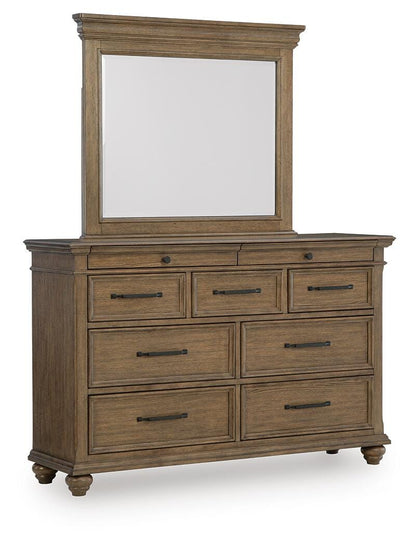 Waynely Queen Panel Storage Bed, Dresser and Mirror
