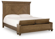 Waynely King Panel Storage Bed
