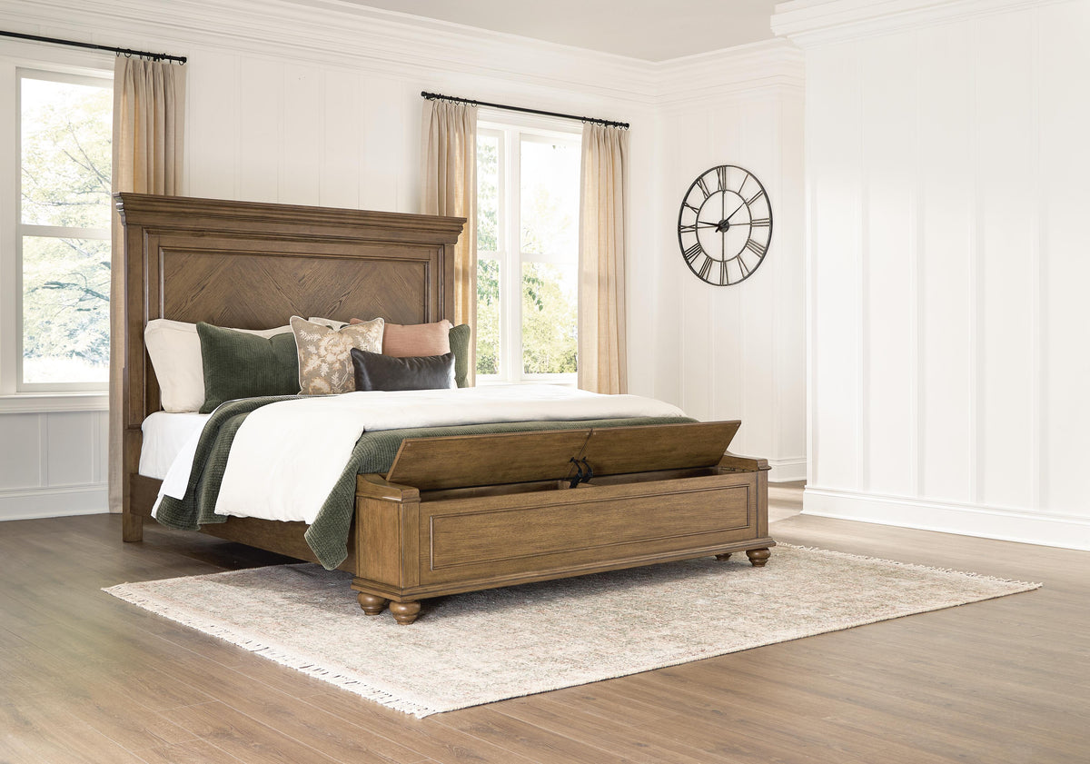 Waynely King Panel Storage Bed