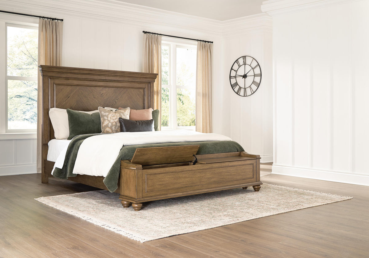 Waynely King Panel Storage Bed