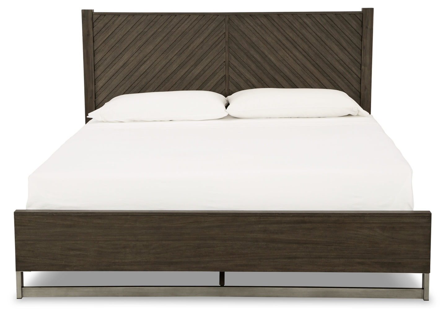 Arkenton California King Panel Bed with Mirrored Dresser