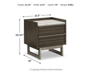 Arkenton Two Drawer Night Stand