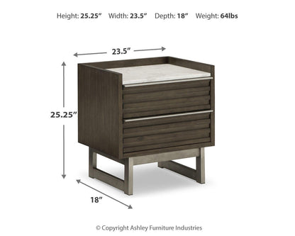 Arkenton Two Drawer Night Stand