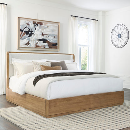 Cladian California King Upholstered Panel Bed