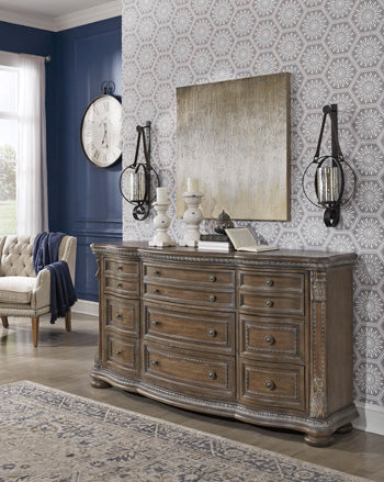 Charmond Bedroom Dresser & Mirror