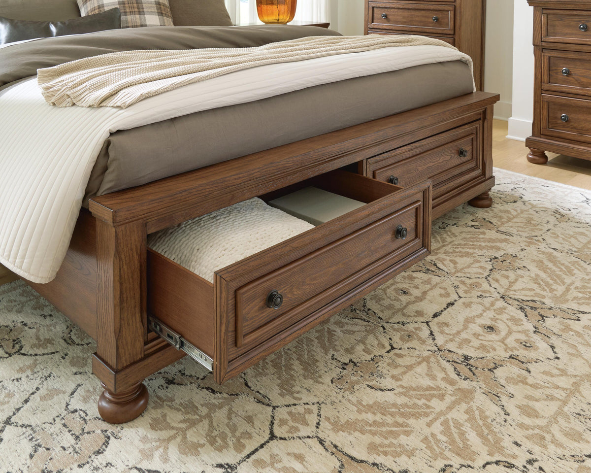 Havenstein California King Sleigh Storage Bed