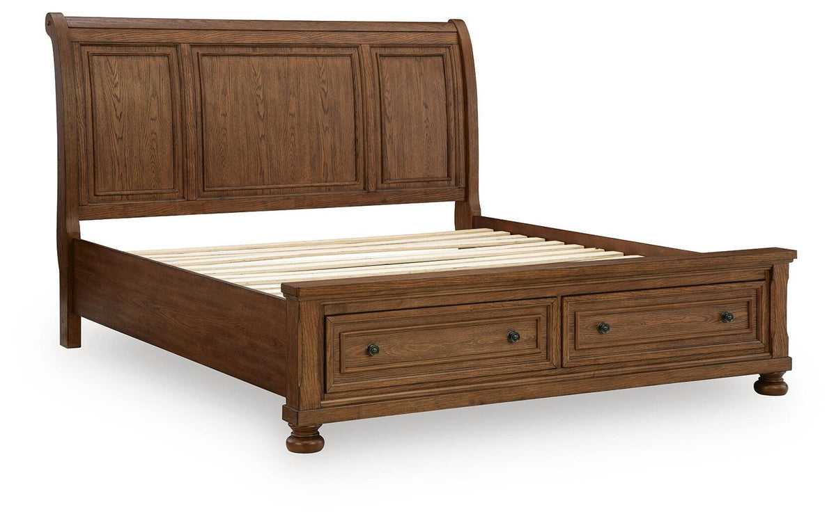 Havenstein California King Sleigh Storage Bed