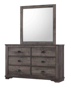 Coralee Dresser Mirror Grey