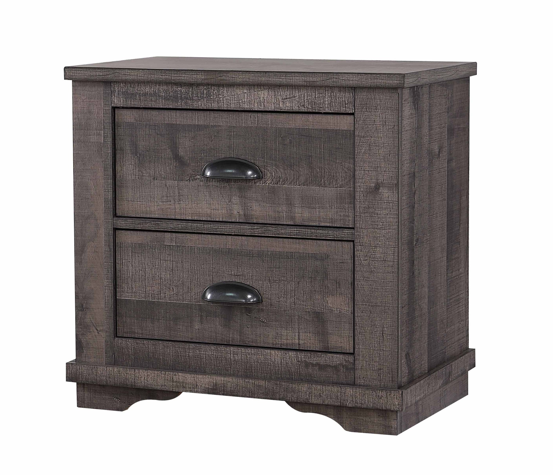 Coralee Night Stand Grey