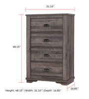 Coralee Chest Grey