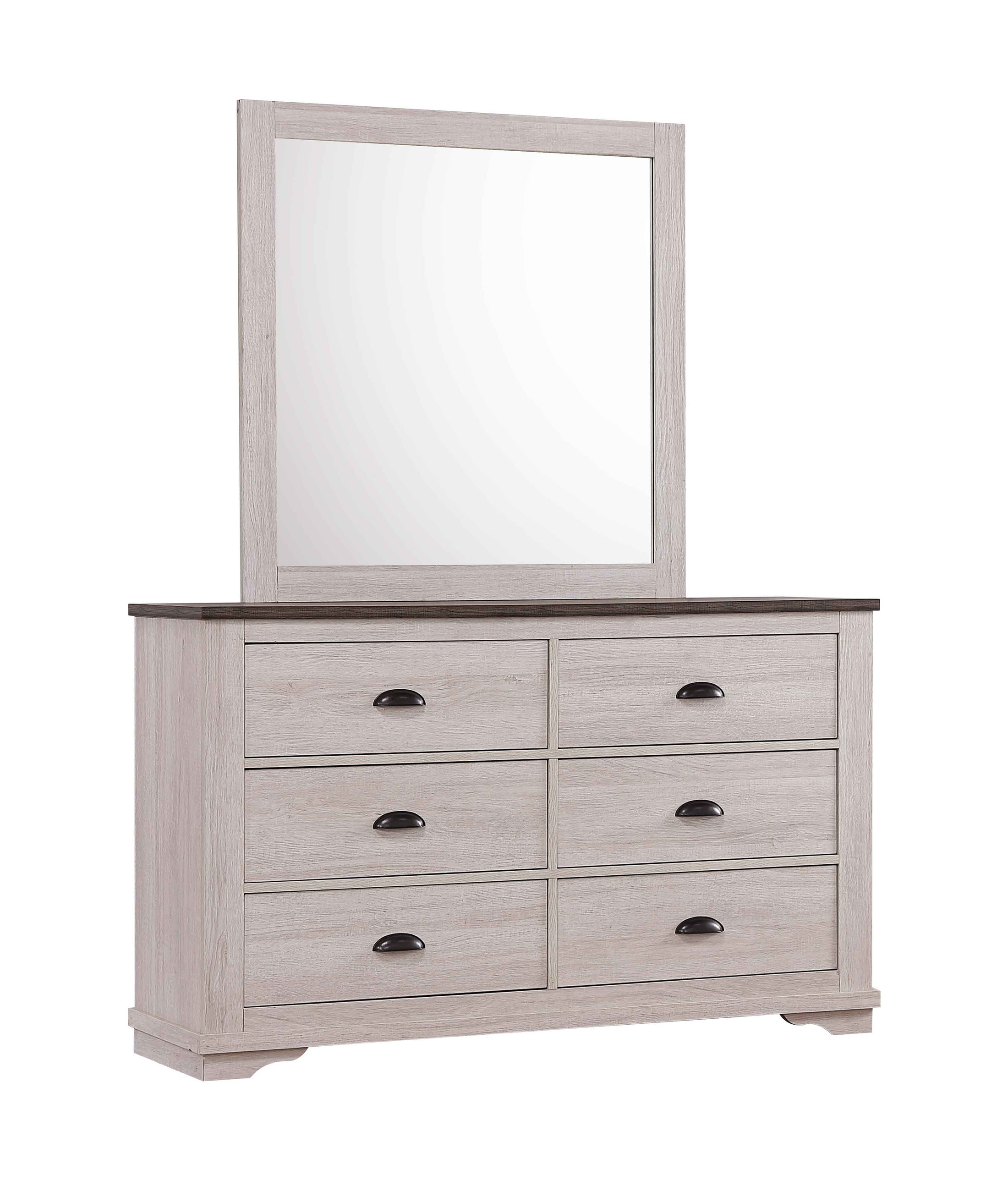 Coralee Dresser Chalk/Grey