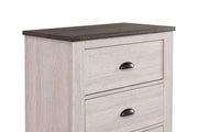Coralee Night Stand Chalk/Grey