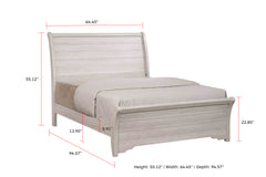 Coralee Bed Chalk/Grey