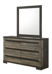Remington Dresser Mirror Gray/Ebony