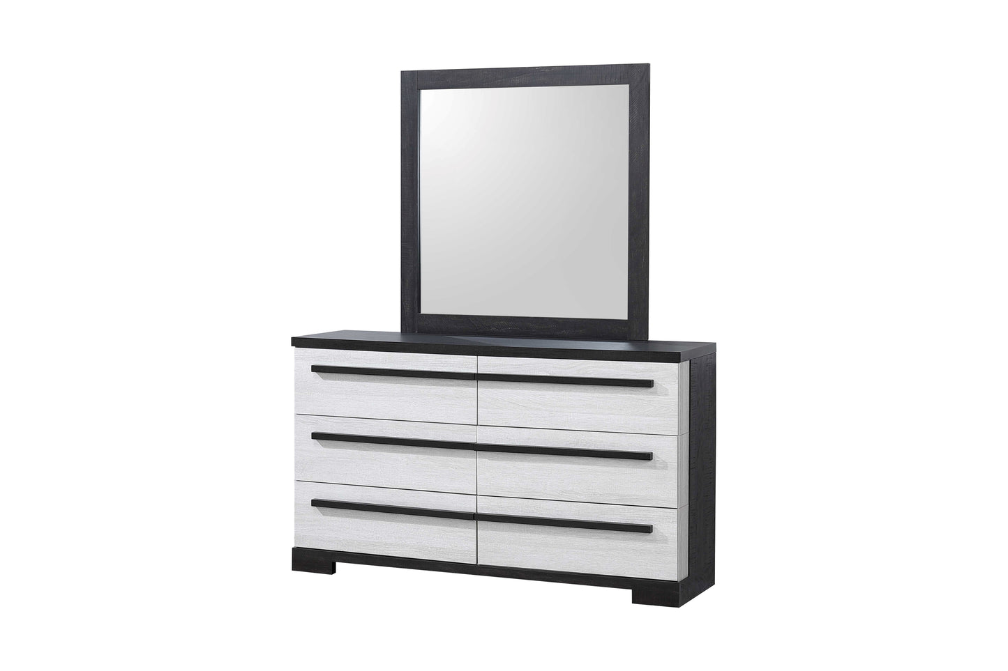 Remington Dresser Mirror Chalk/Ebony