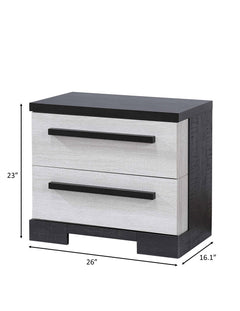 Remington Night Stand Chalk/Ebony