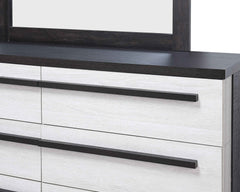 Remington Dresser Mirror Chalk/Ebony