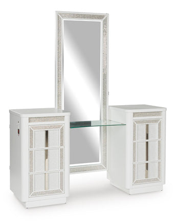 Chalanna Vanity in Bright White