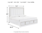 Chalanna 4PC King Bedroom Set