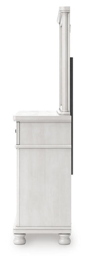 Rowlenstown Queen Poster Bed, Dresser and Mirror